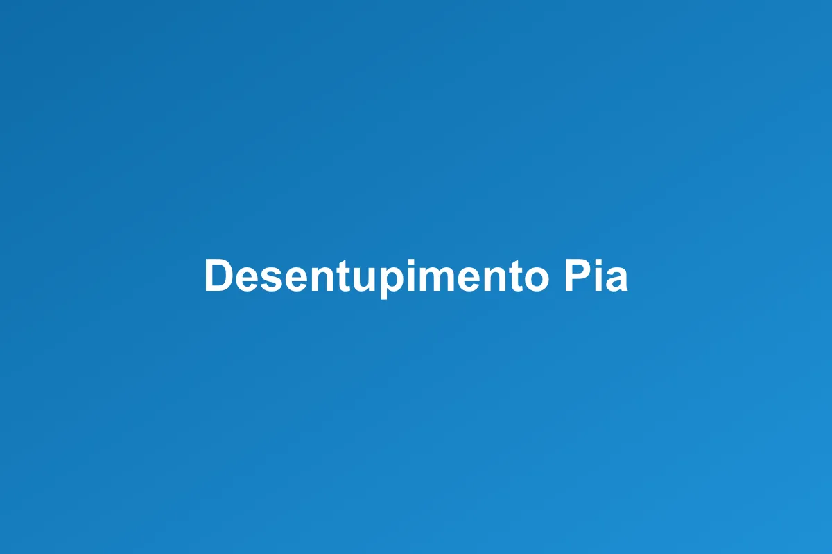 Desentupimento de pia em Belém – desobstrução profissional